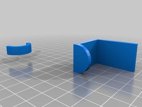 mi personalizados simple sobre el labio gancho organización 3d print model - Mito3D