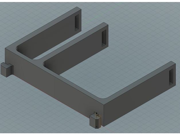 apc sx vertical cable manager electronics 3D print model - Mito3D