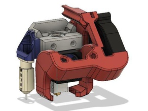 creality v6volcano mountduct bl touchezabl 3d de la impresora partes 3d print model - Mito3D