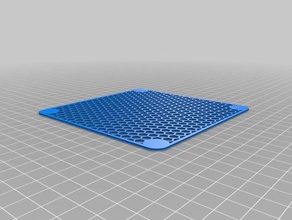 il mio personalizzato griglia della ventola coperchio elettronica 3d print model - Mito3D