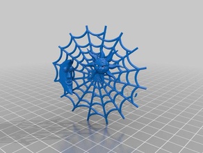 sun moon spiderweb sculptures 3d print model - Mito3D