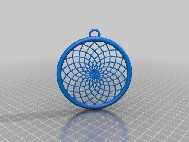 dreamcatcher Dekor 3D print model - Mito3D