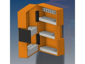 modular bit storage boschsortimo compatible tool holders boxes case diy drill l-boxx router bits screwdriver holder box 3d print model - Mito3D