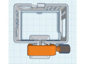 gopro stampati in 3d di montaggio metallo v2 l'elettronica hero 3 4 mount 3d print model - Mito3D