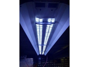 klip transorm fluo ışık LED şerit diy bande Floresan led tüp 3d print model - Mito3D