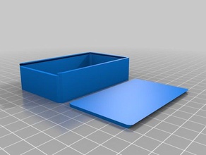 flat box containers customized 3d print model - Mito3D