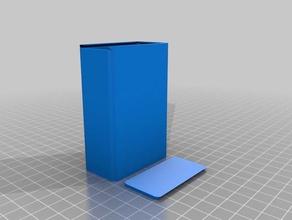 photo de la boîte long les conteneurs personnalisé 3d print model - Mito3D