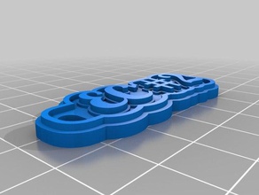 ellis Schlüsselanhänger angepasst 3d print model - Mito3D