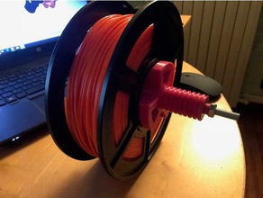 gtt universal spool holder low friction 3d printer accessories filament 3d print model - Mito3D