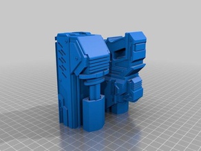 gun split printing toy game accessories 3d print model - Mito3D