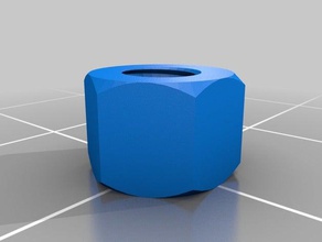 4mm nut parts customized 3d print model - Mito3D