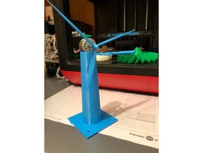 hélice centrale éolienne pièces 3d print model - Mito3D