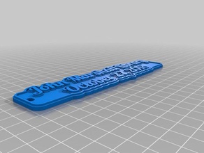 jm öffnung zentriert Schlüsselanhänger angepasst 3d print model - Mito3D