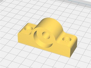 suporte de rolamento 8mm 22mm 3d a impressora partes 3d print model - Mito3D