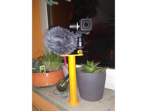 gopro hand rig camera mount 3d print model - Mito3D