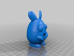 lapin sculptures mysterabbit les lapins 2 3d print model - Mito3D