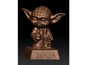 thumbsup yoda mod durchsucht Replikate Mai den vierten Platz star wars 3d print model - Mito3D