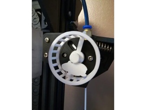 hamster wheel extruder indicator 3d printing 3d print model - Mito3D