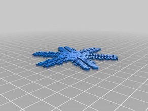 i cristiani rivisto fiocco di neve arredamento personalizzato 3d print model - Mito3D