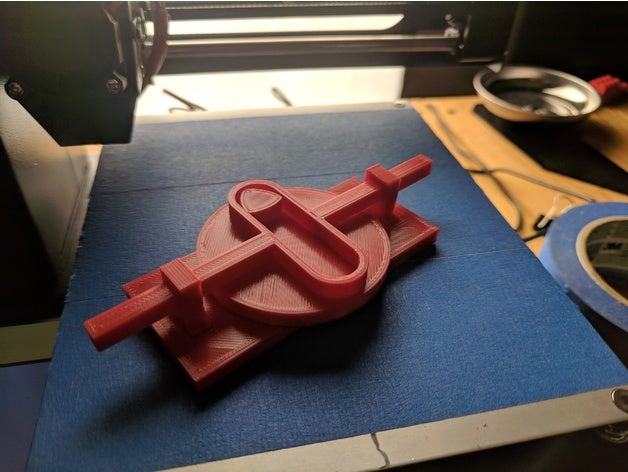 triangle de reuleaux scotch yoke mécanique jouets 3D print model - Mito3D