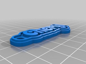 cheryl 3 keychains customized 3d print model - Mito3D