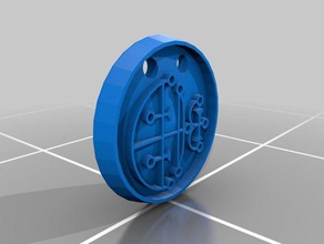 amuleto objetivo jóias 3d print model - Mito3D