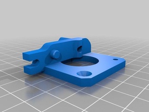 feeder base made larger hole ptfe tube flexi fil 3d printer parts 3d print model - Mito3D