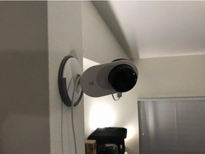 yi home cam wall mount camera 3d print model - Mito3D