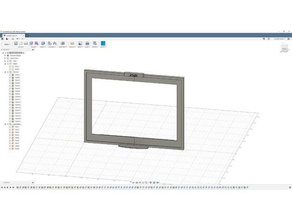 frame old laptop lcd electronics 3d print model - Mito3D