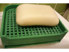 porta sabonete de água drenagem apenas mais um casa banho soapdish prato do sabão a bandeja 3d print model - Mito3D