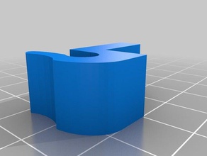 simple hook 3d printing 3d print model - Mito3D