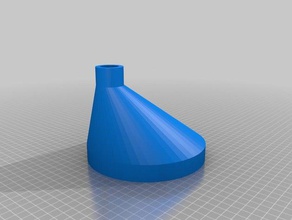 my customized off set high flow funnel v5 tools 3d print model - Mito3D
