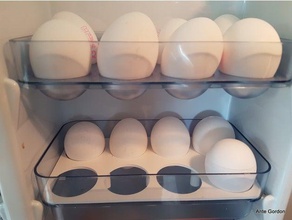 egg rack gram door boxes 190102mm kitchen dining refrigerator shelf 3d print model - Mito3D