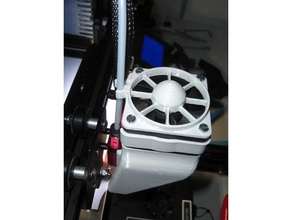 Lüfterhaube rocco81-92s-filament-Kühlung 3d Drucker Zubehör 3d print model - Mito3D