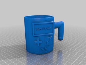 game mug video games 3d print model - Mito3D