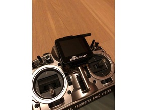 boscam gteng fpv watch mount frsky taranis x9d hobby rotorriot 3d print model - Mito3D