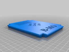 couvercle de bo&icircte b-mo 3d l'impression 3d print model - Mito3D