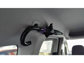 umbrella holder vw caddy iv 3d printing ambrella volkswagen 3d print model - Mito3D