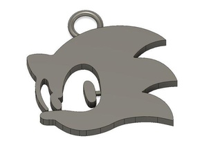keychains sonic 3d print model - Mito3D