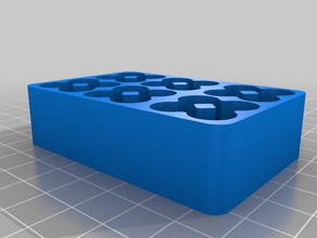 aaa bandeja da bateria organização personalizado 3d print model - Mito3D