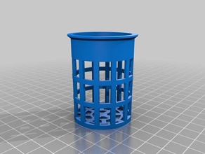 özelleştirilmiş parametrik net pot bardak suda aeroponics fogponics benim açık bahçe 3d print model - Mito3D