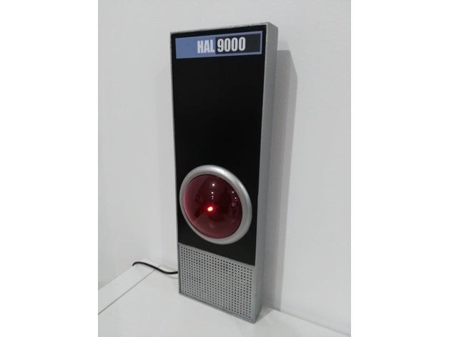 hal 9000 raspberry pi gigante caso computer audio case del modello replica sci-fi gratuita 3D print model - Mito3D