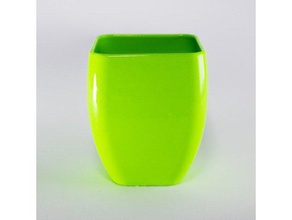 vaso quadrado simples ao ar livre jardim plantadeira suculenta 3d print model - Mito3D