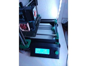 lcd de montagem lateral prusa urso atualização 3d a impressora os acessórios i3 mk2 3d print model - Mito3D