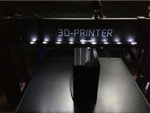 led lightbar jgaurora a5 3d printer accessories 3d print model - Mito3D