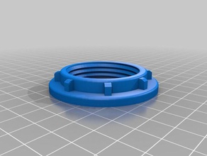 Lampenschirm-ring e27 40mm - Ersatz Teile Lampenschirm thread Gewinde 3d print model - Mito3D