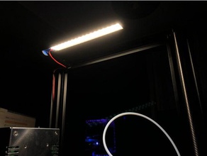 ender 3 24v-led-Licht bar v11 3d Drucker - Zubehör creality cr-10 led-Halter led-Streifen 3d print model - Mito3D
