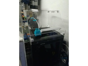 chiusura superiore zortrax m200-tampa superior m200 3d a impressora partes 3d print model - Mito3D