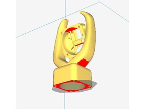 ventilateur buse u20 3d de l'imprimante pièces 04 alfawise le canard fan 3d print model - Mito3D
