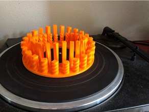 kurvenreichen zoetrope interactive Kunst 3d-zoetrope animation spinner Plattenspieler 3d print model - Mito3D